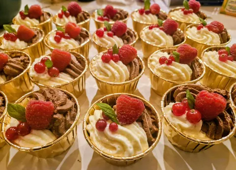 Dessertjes met rood fruit van T'Smoakt